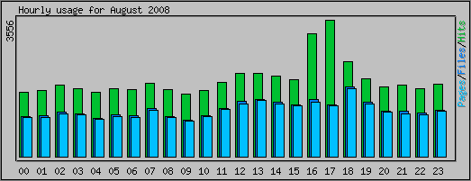 Hourly usage