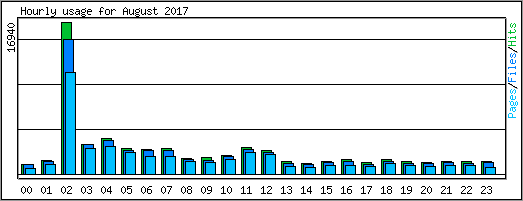Hourly usage